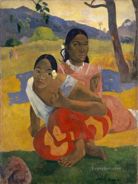 Nafea Faa ipoipo ¿Cuándo te casarás? Postimpresionismo Primitivismo Paul Gauguin Pinturas al óleo